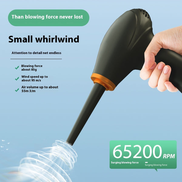 Portable Handheld Wireless Household Cleaning Small High Power Dust Blowing Gun